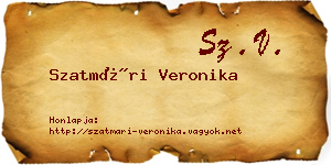 Szatmári Veronika névjegykártya