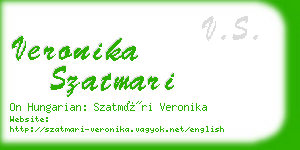 veronika szatmari business card